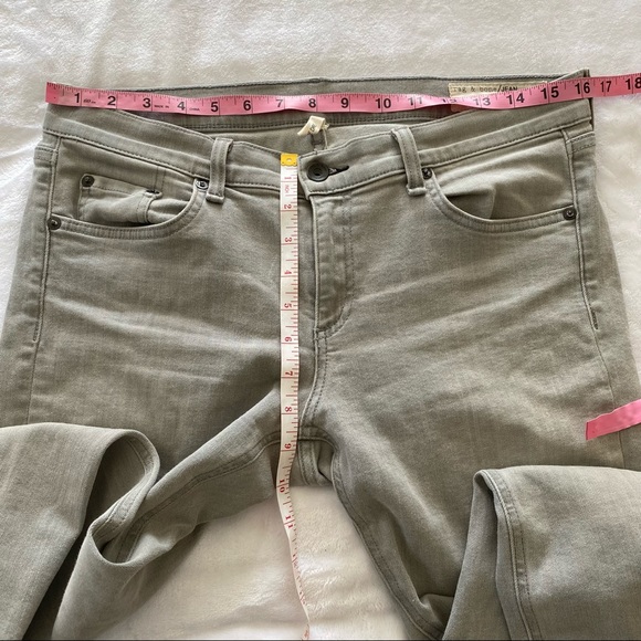 rag & bone The Dre Jeans in Aged Grey - Picture 8 of 9